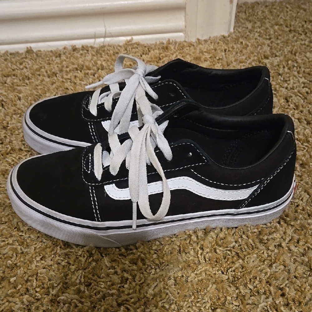 Vans Black and White Sneakers